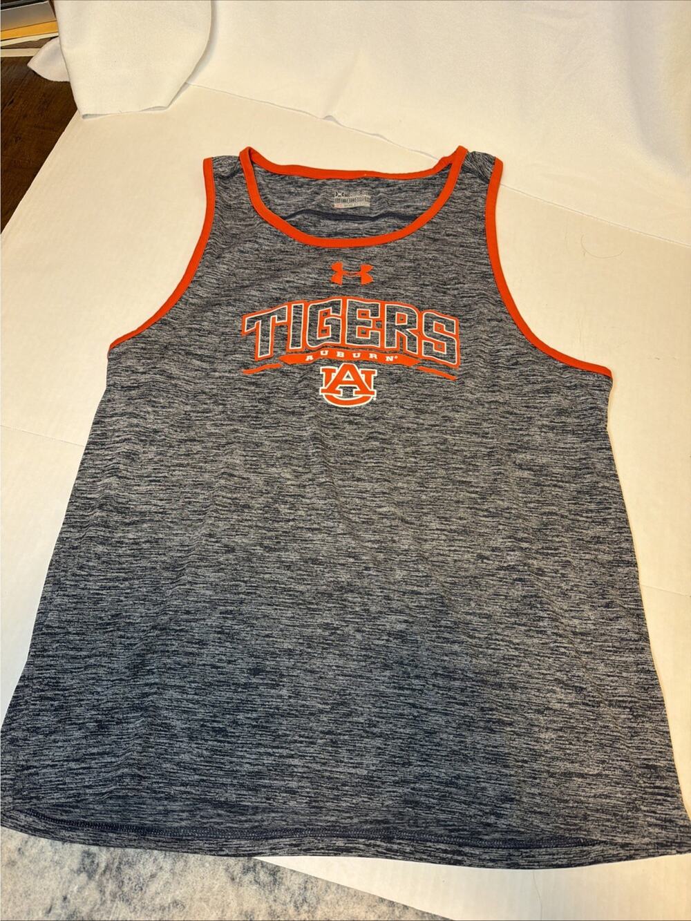 Auburn University Tigers Shirt Mens Tank Top Under Armour NCAA 2XL